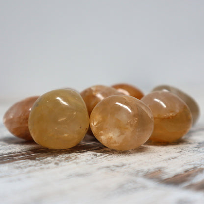 Golden Healer Tumble | Large | Healing, Vitality & Divine Light