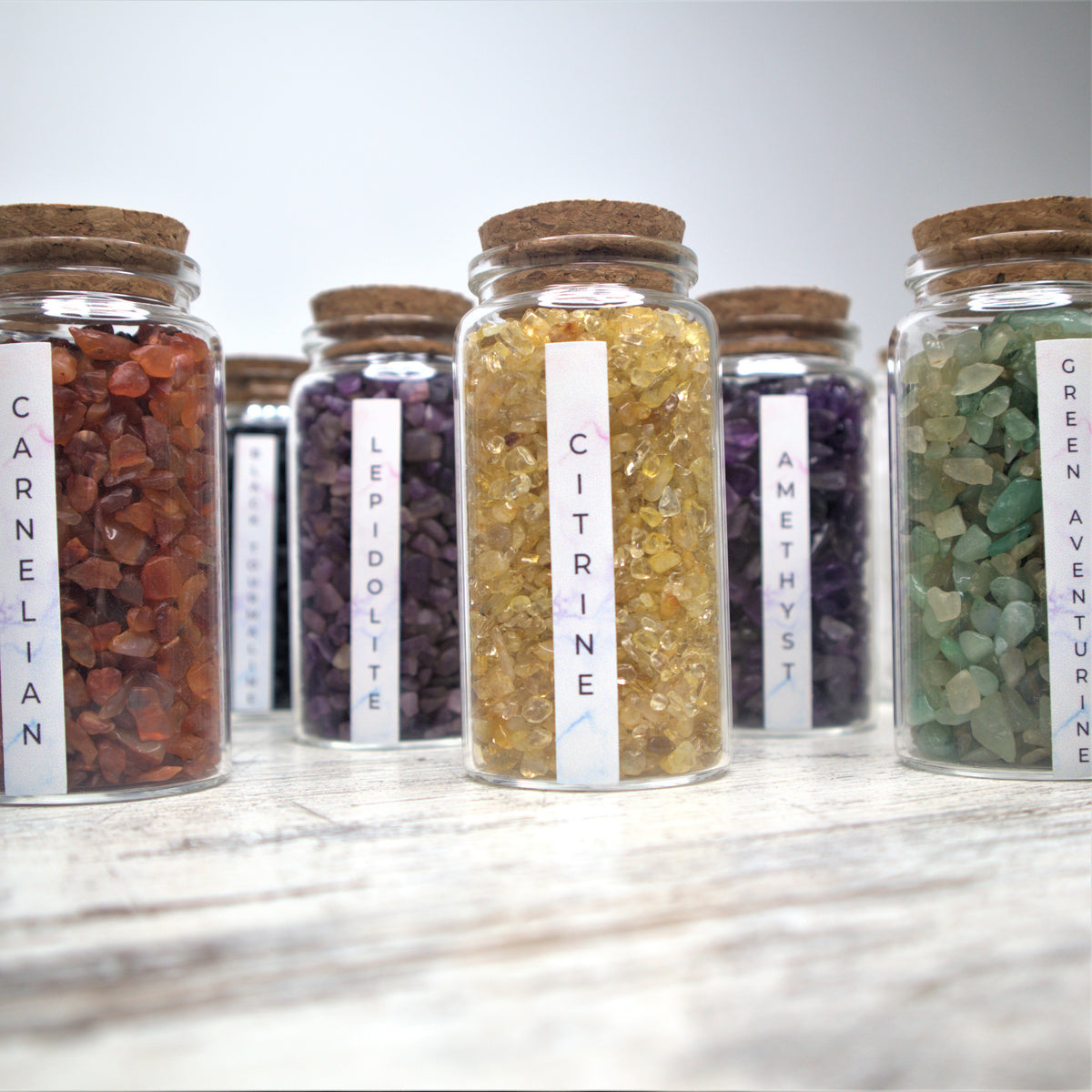 Carnelian Chips Jar