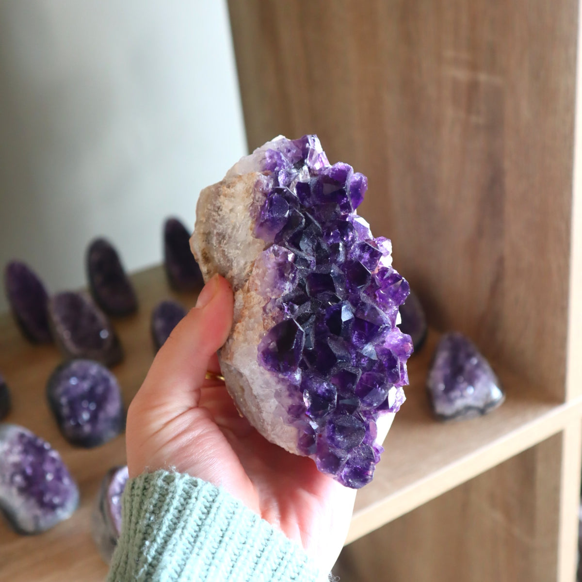 Amethyst Cluster | Deep Purple | Intuition, Protection &amp; Spiritual Wisdom