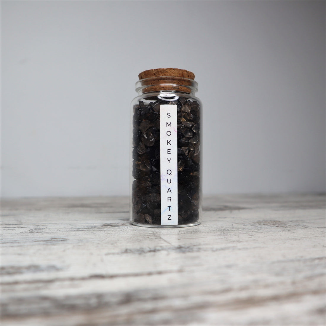 Smokey Quartz Chips Jar