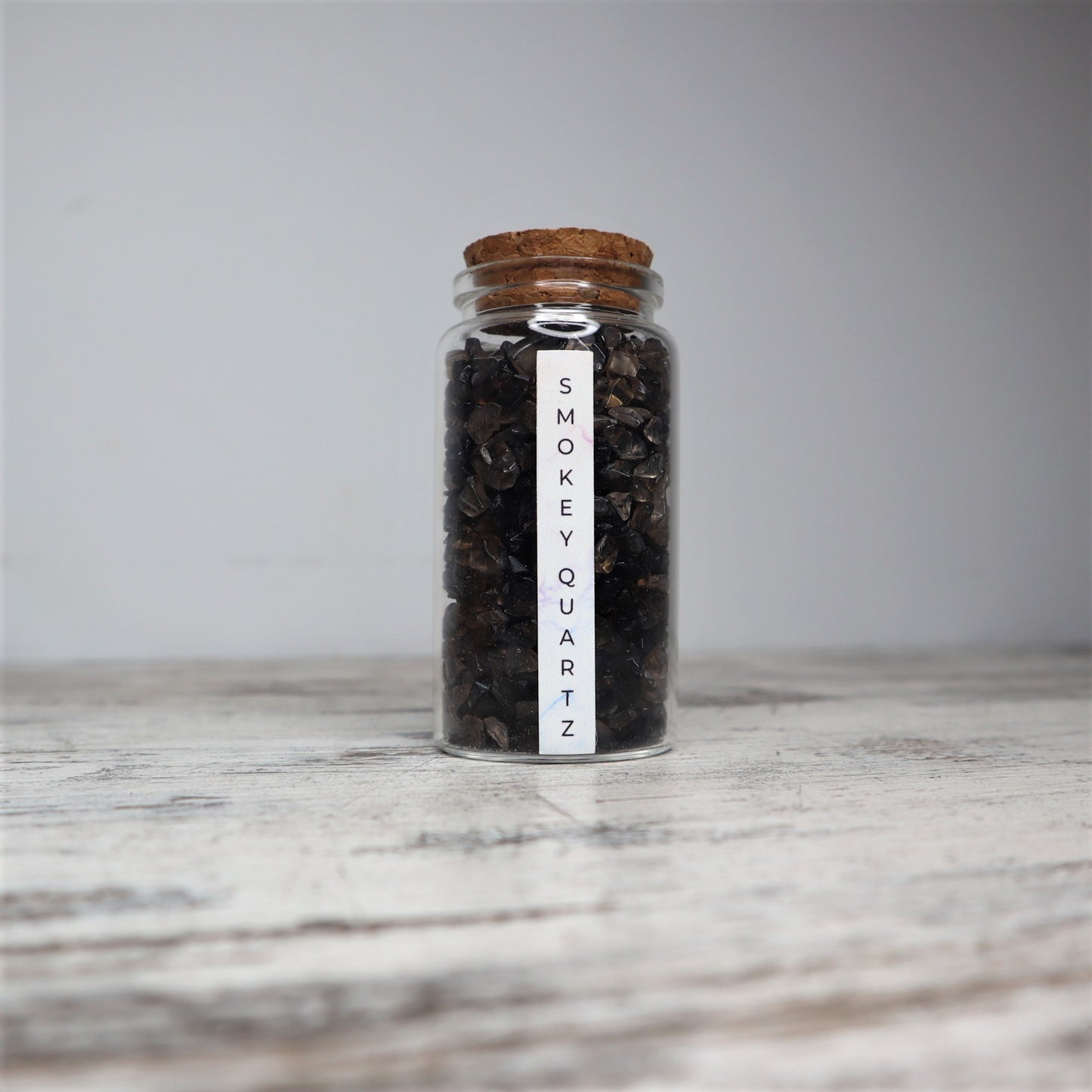 Smokey Quartz Chips Jar