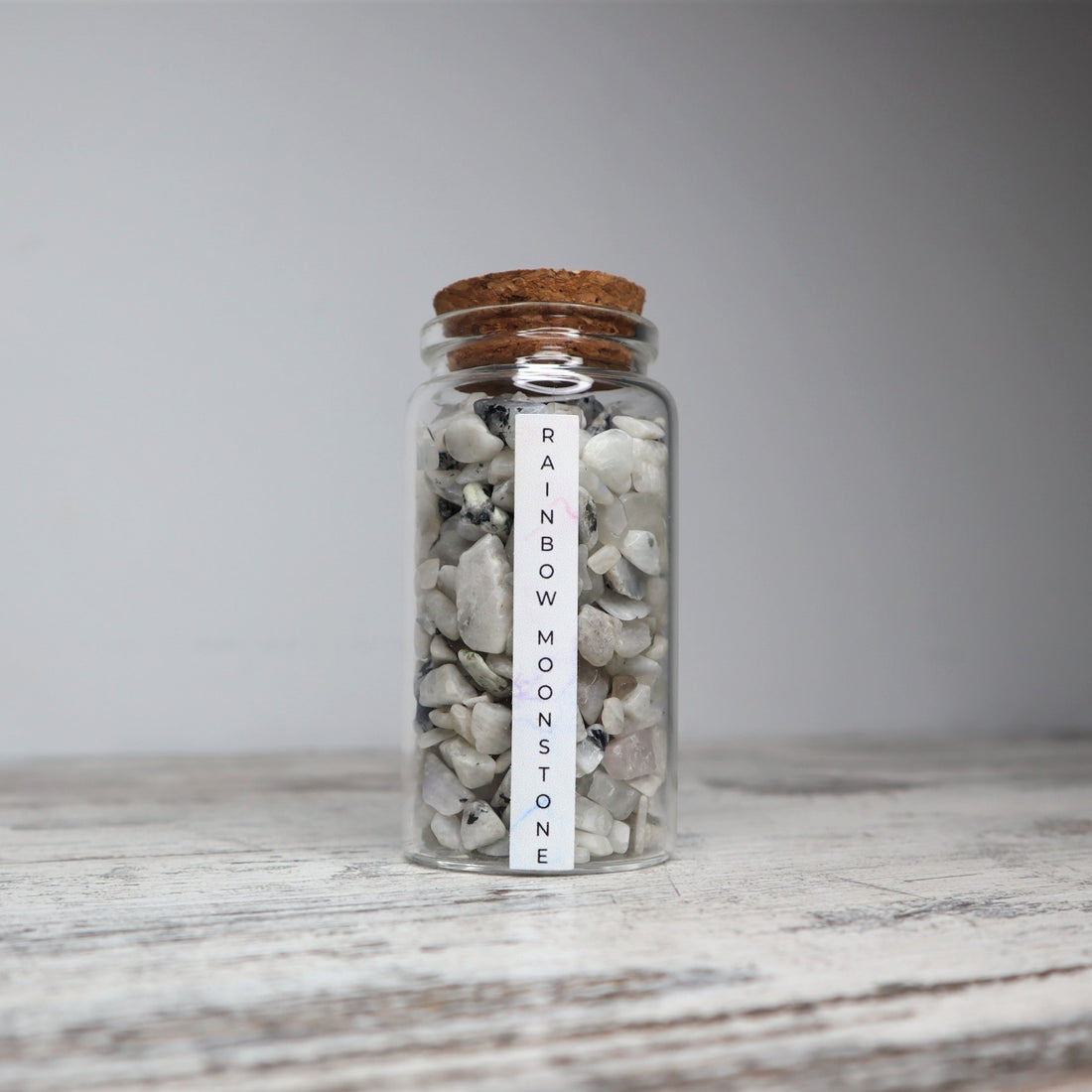 Rainbow Moonstone Chips Jar