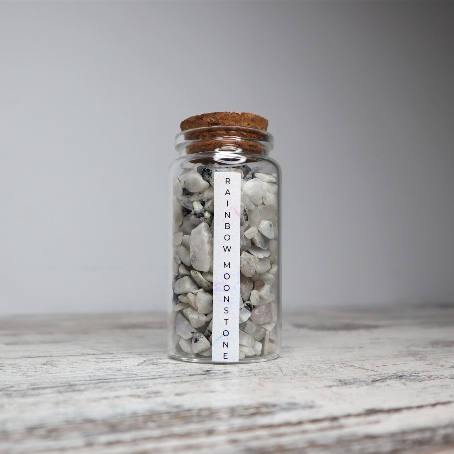 Rainbow Moonstone Chips Jar
