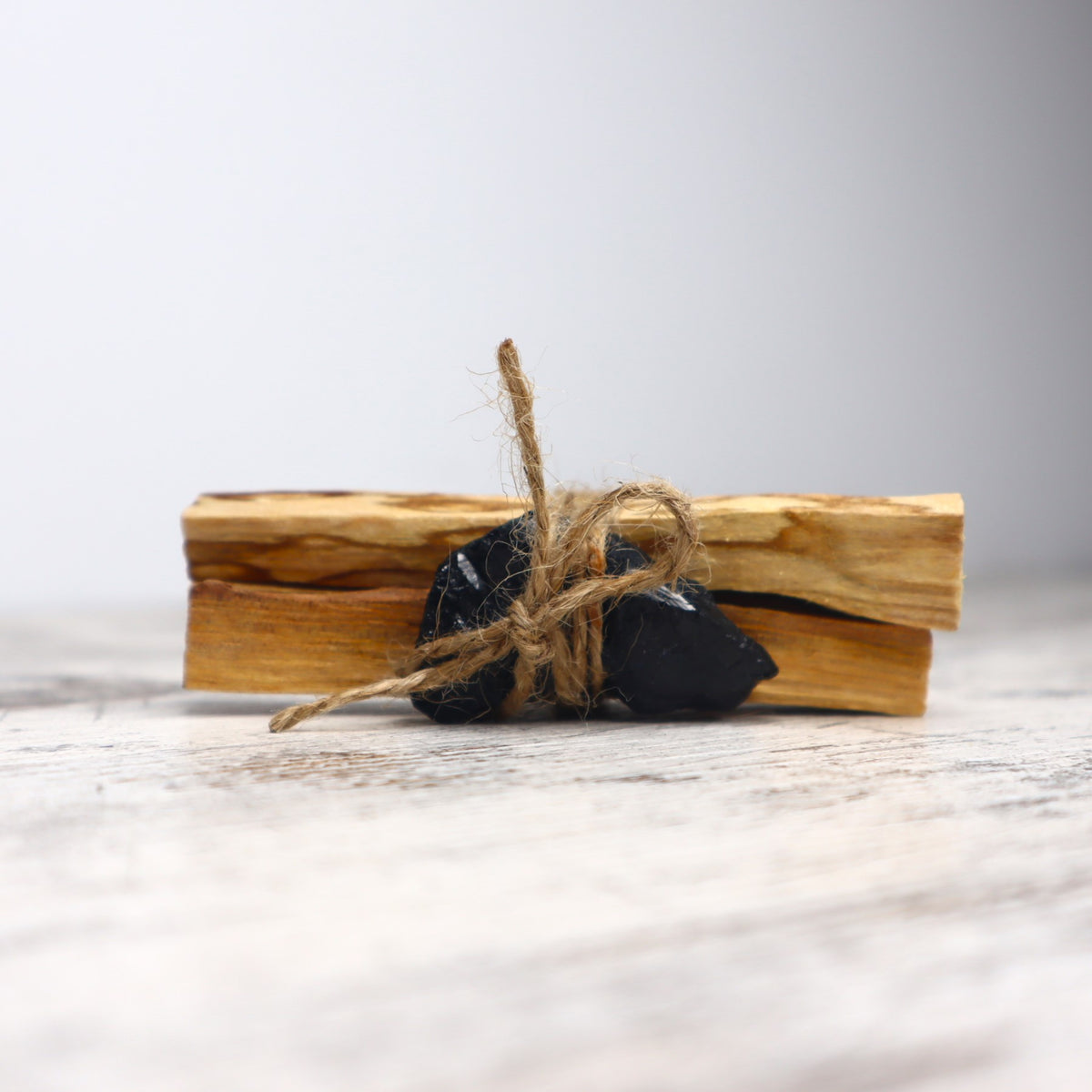 Palo Santo &amp; Black Tourmaline Cleansing Bundle | Protection, Grounding &amp; Inner Strength