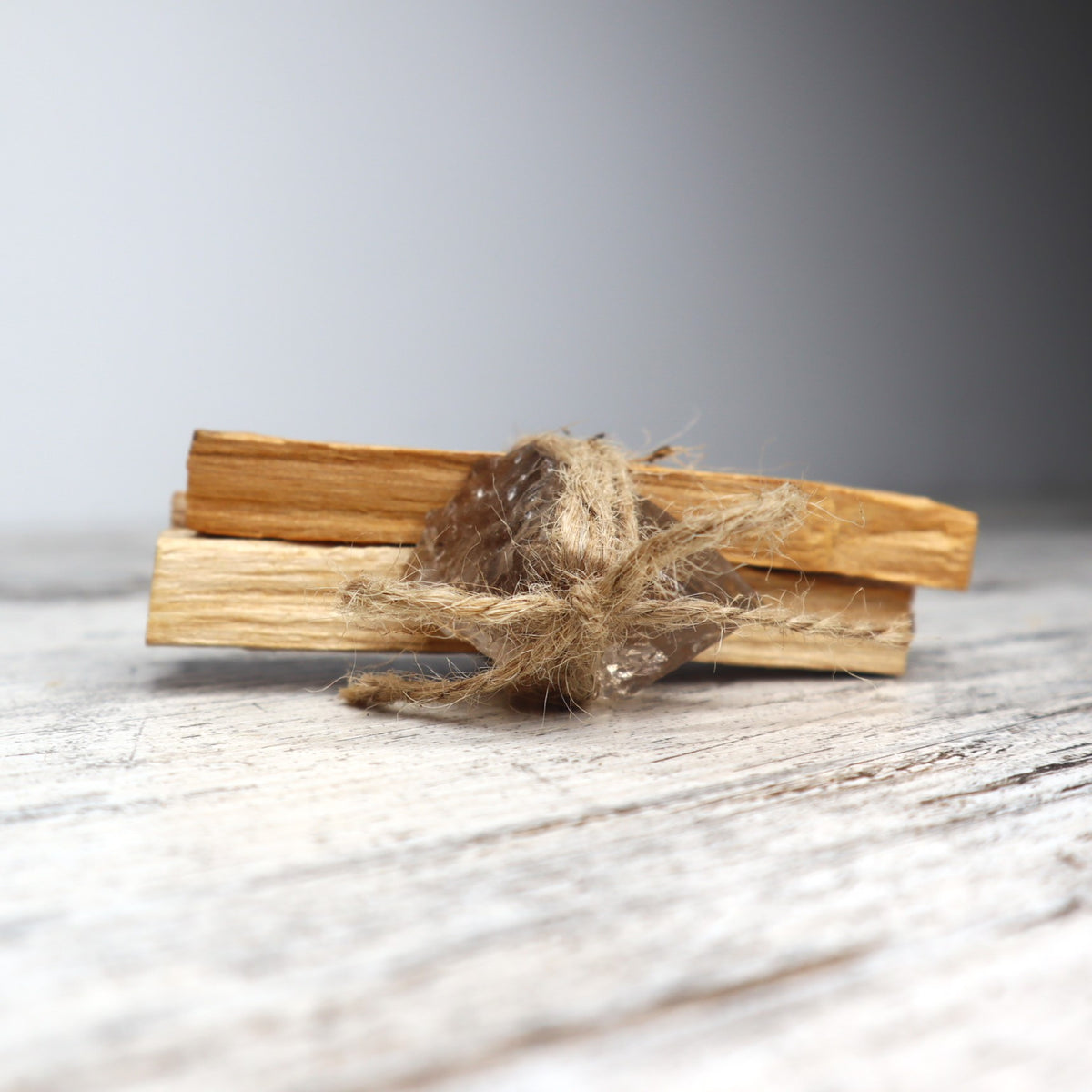 Palo Santo &amp; Smokey Quartz Cleansing Bundle | Grounding, Release &amp; Renewed Energy