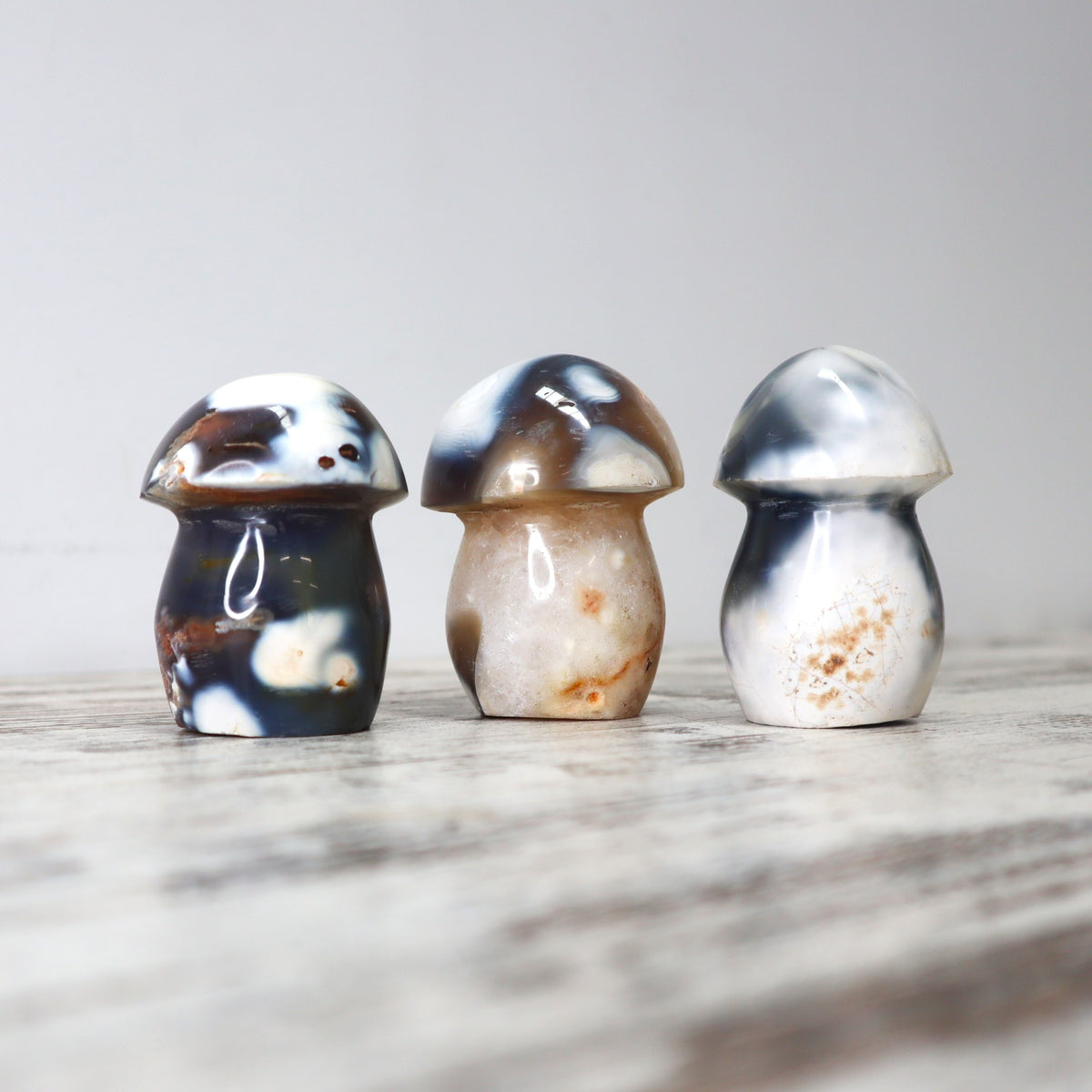 Orca Agate Mushroom | Calm, Inner Peace &amp; Emotional Healing