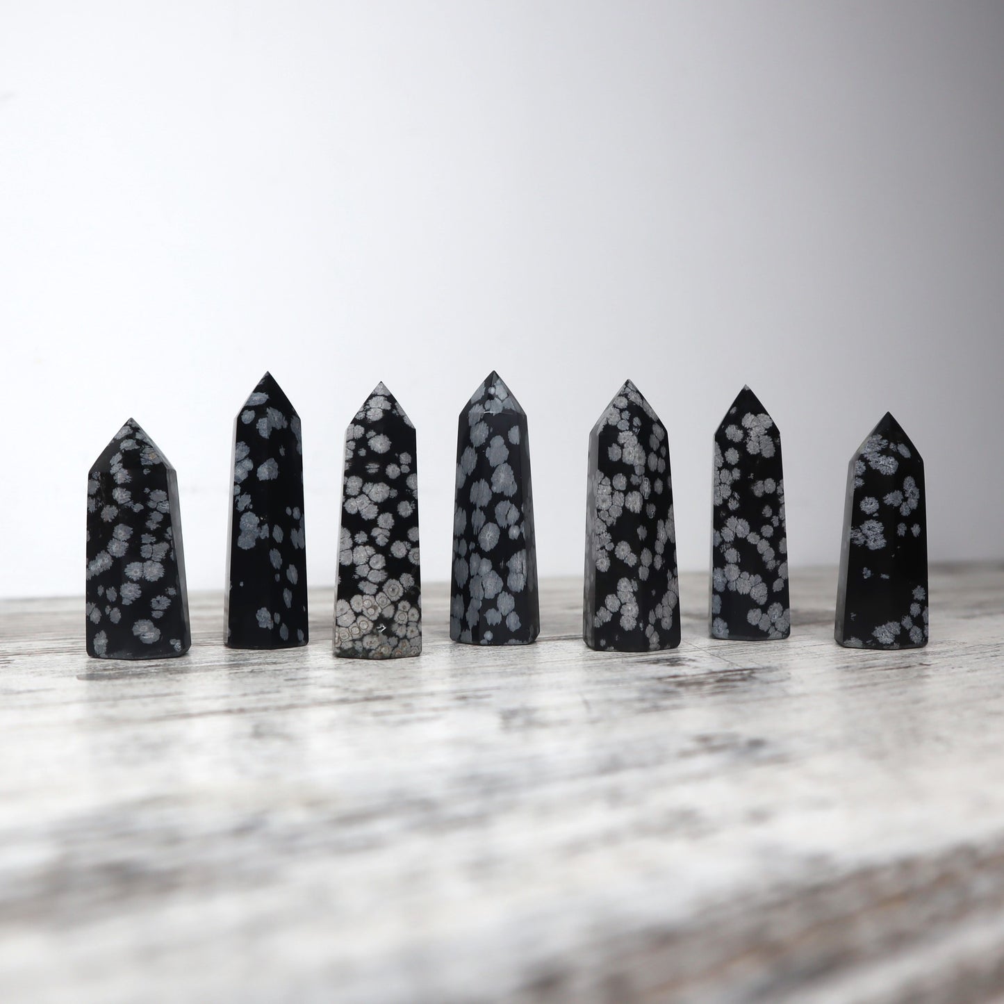 Snowflake Obsidian Point | Mini | Balance, Clarity & Transformation