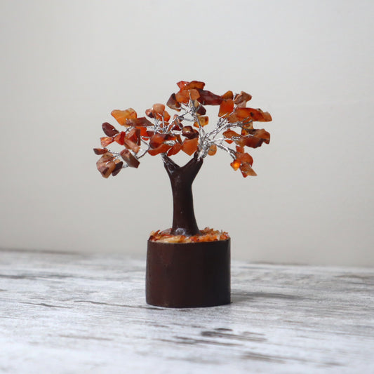 Carnelian Mini Crystal Tree | Motivation, Creativity & Confident Action