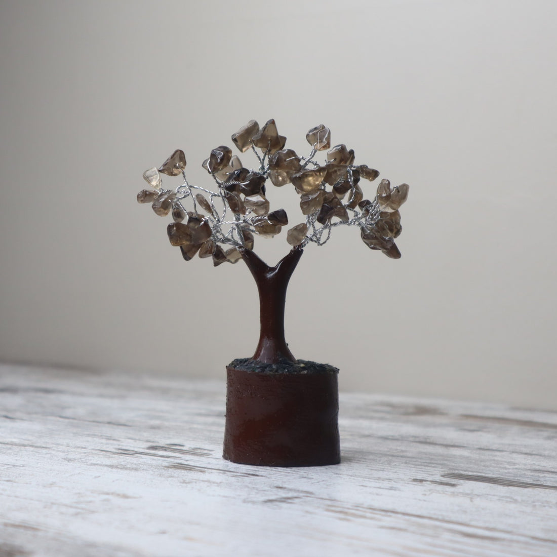 Smokey Quartz Mini Crystal Tree | Grounding, Protection &amp; Release