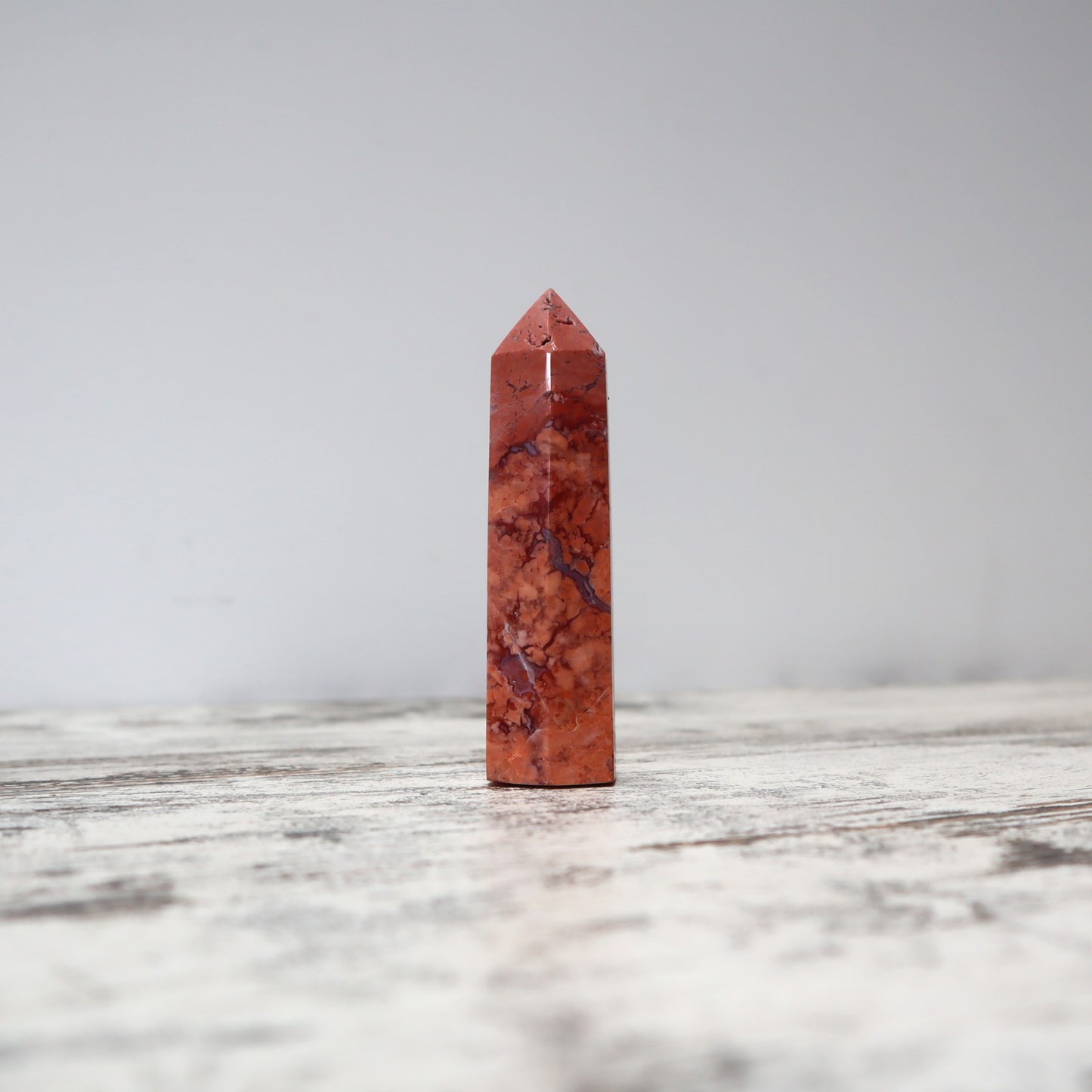Pink Agate Point | Emotional Balance, Harmony & Inner Peace