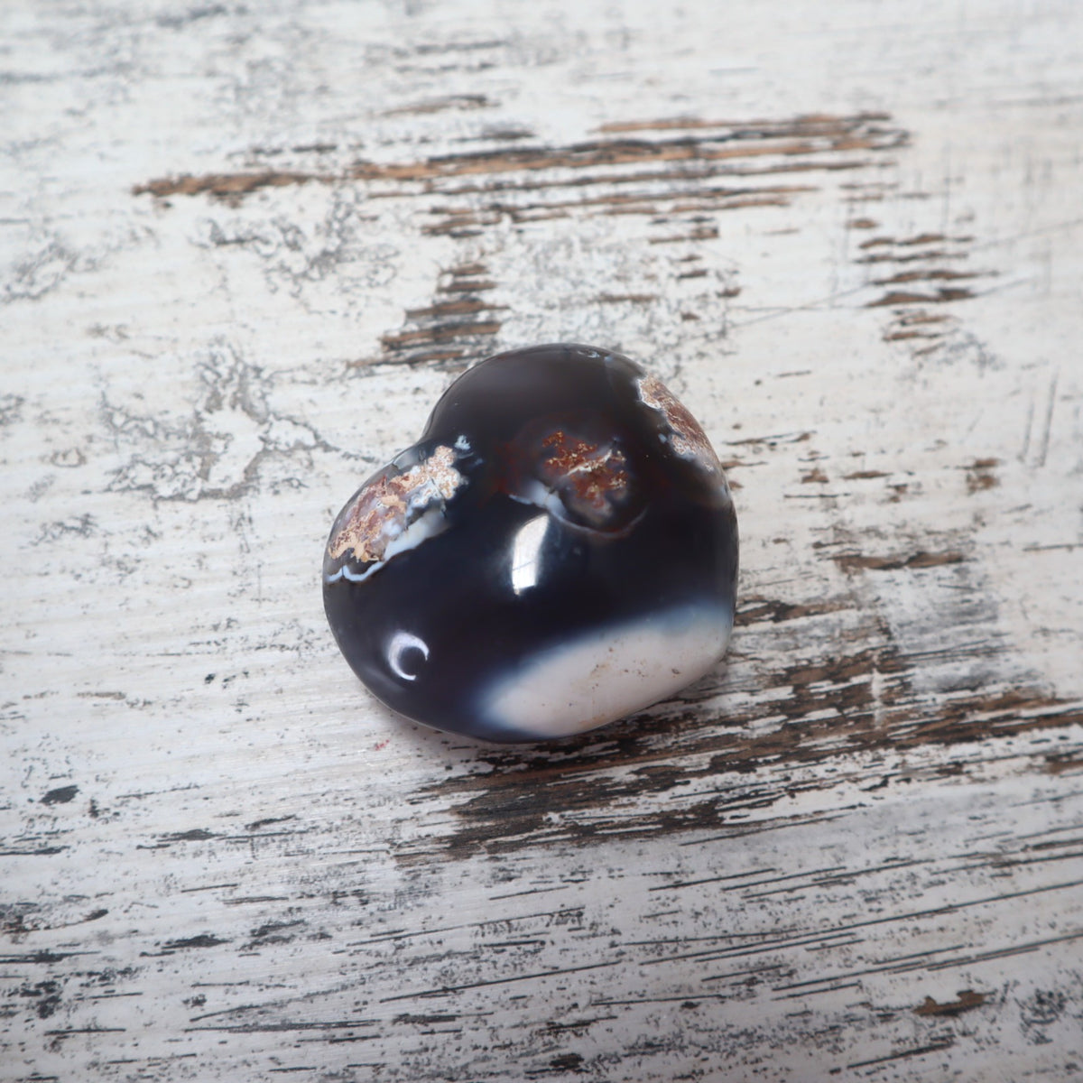 Orca Agate Hearts | Calm, Emotional Healing &amp; Inner Peace