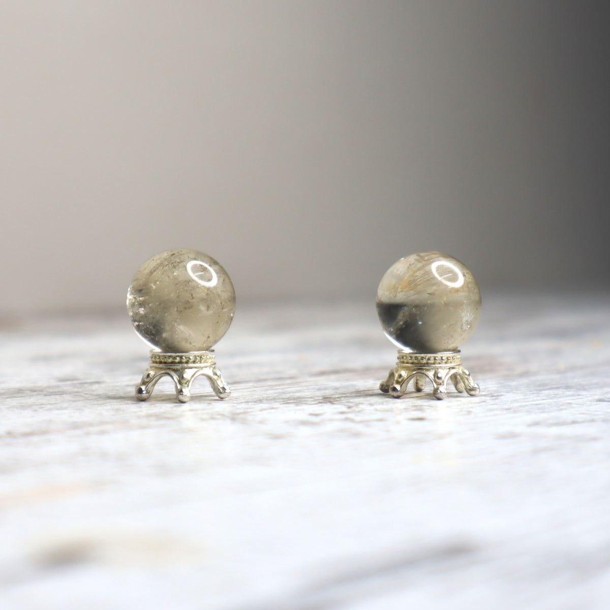 Natural Citrine Mini Sphere | Abundance, Clarity &amp; Inner Radiance