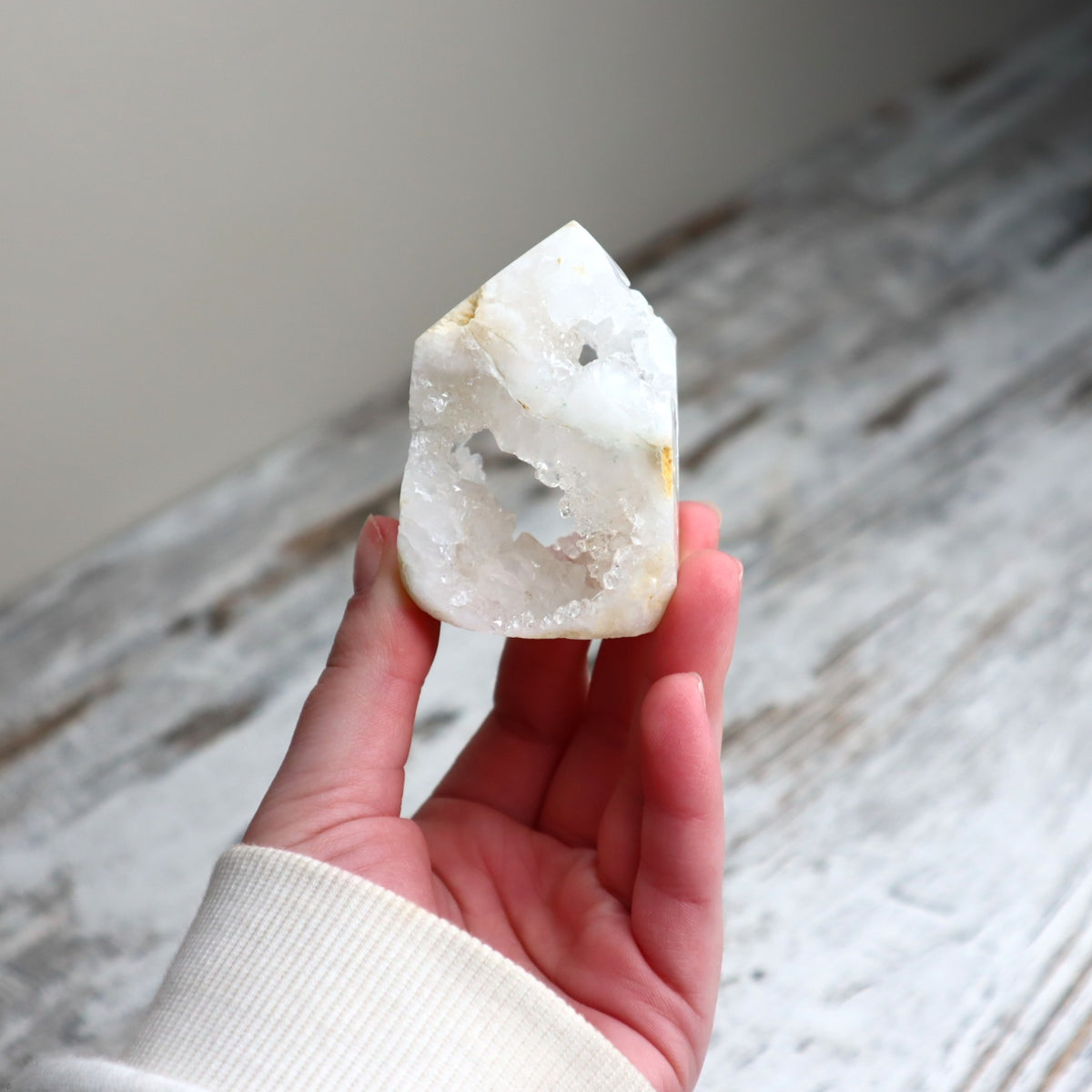 Druzy Agate Freeform | Clarity, Inner Light &amp; New Beginnings