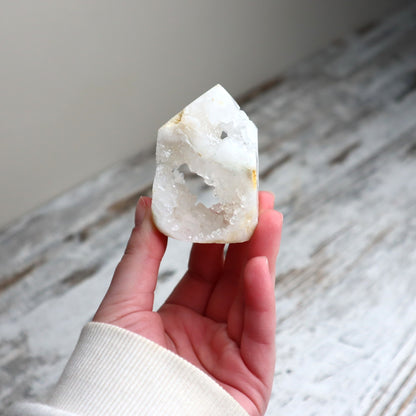 Druzy Agate Freeform | Clarity, Inner Light & New Beginnings