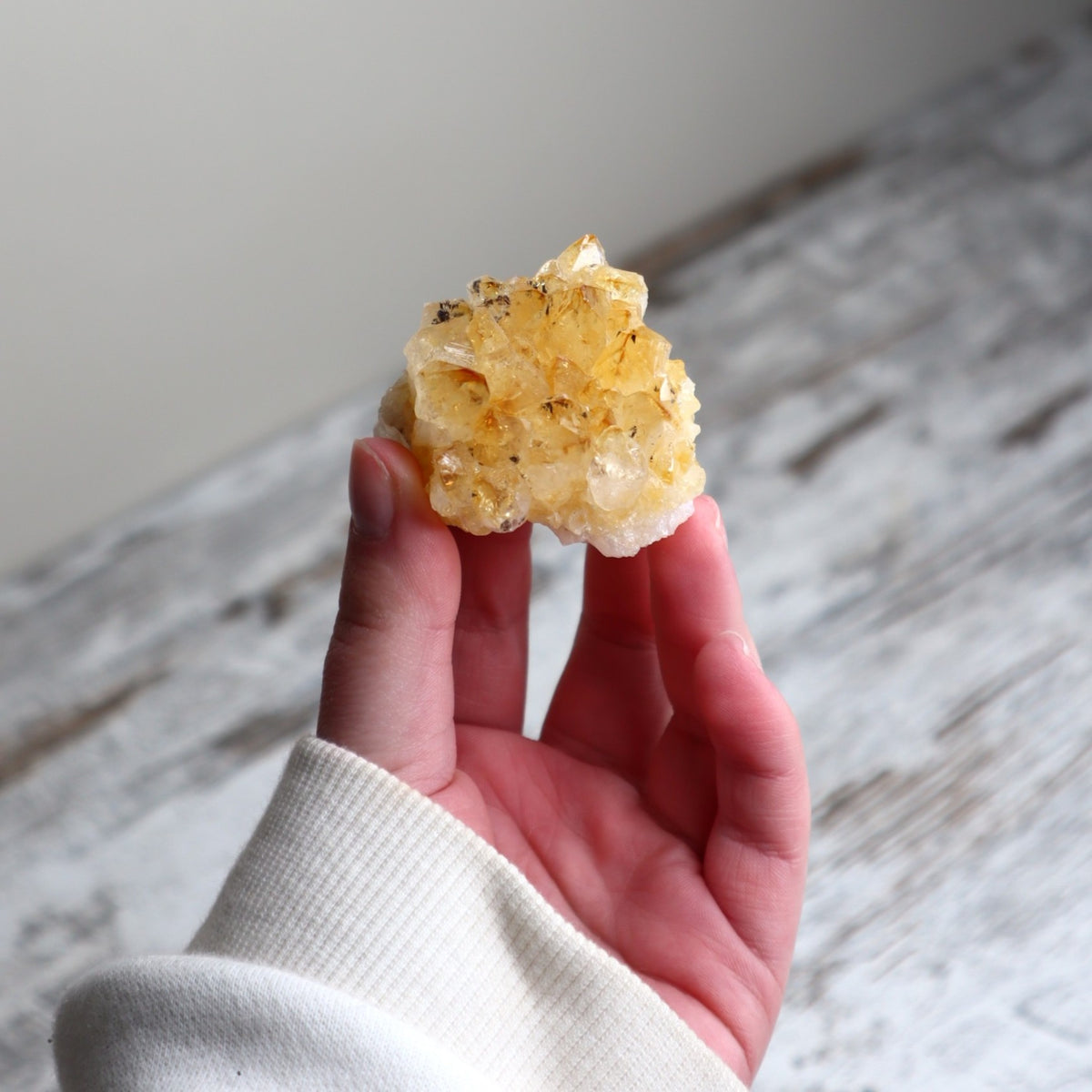 Citrine HTA Cluster | Abundance, Joy &amp; Golden Prosperity