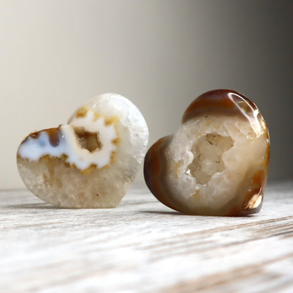 Druzy Agate Heart (228g)