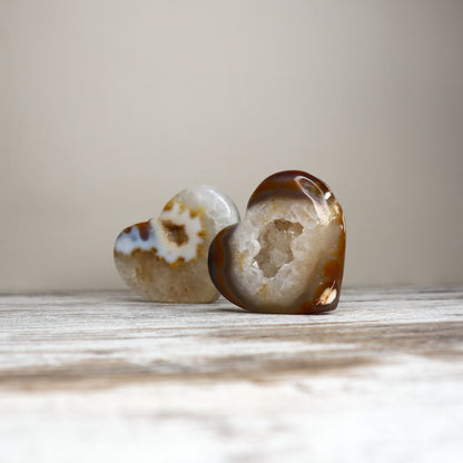 Druzy Agate Heart (228g)