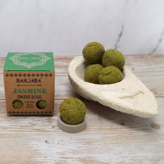 Banjara Jasmine Smudge Beads | Calm, Love & Emotional Renewal