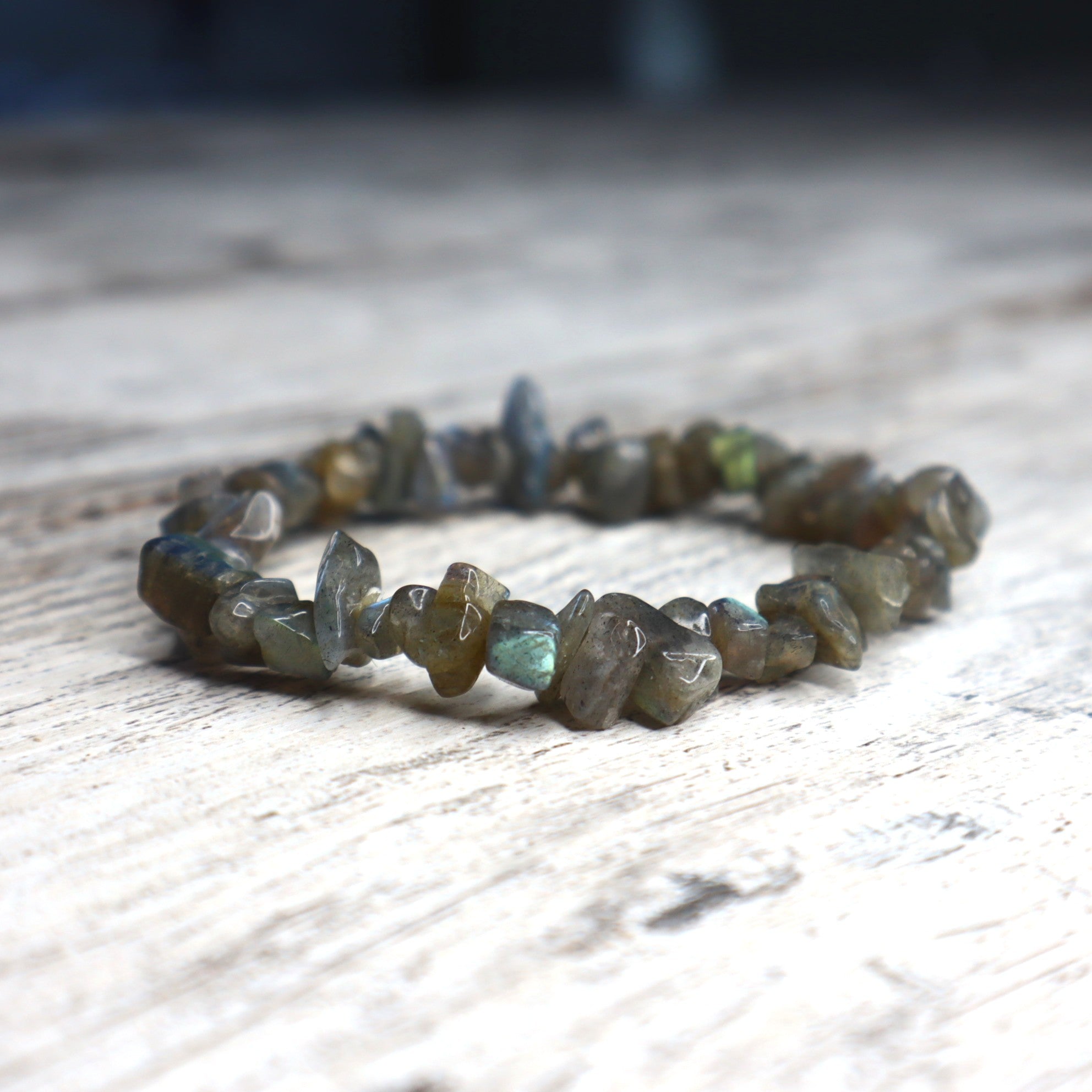 Labradorite Chip Bracelet | Protection, Intuition &amp; Transformation