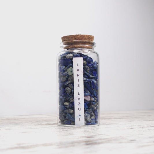 Lapis Lazuli Chips Jar
