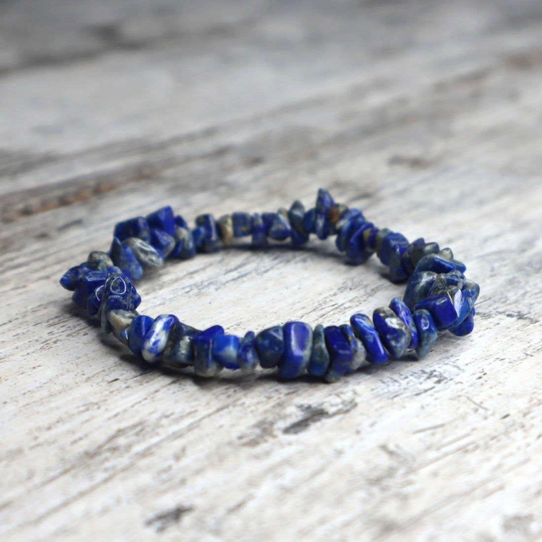 Lapis Lazuli Chip Bracelet | Truth, Wisdom &amp; Inner Power