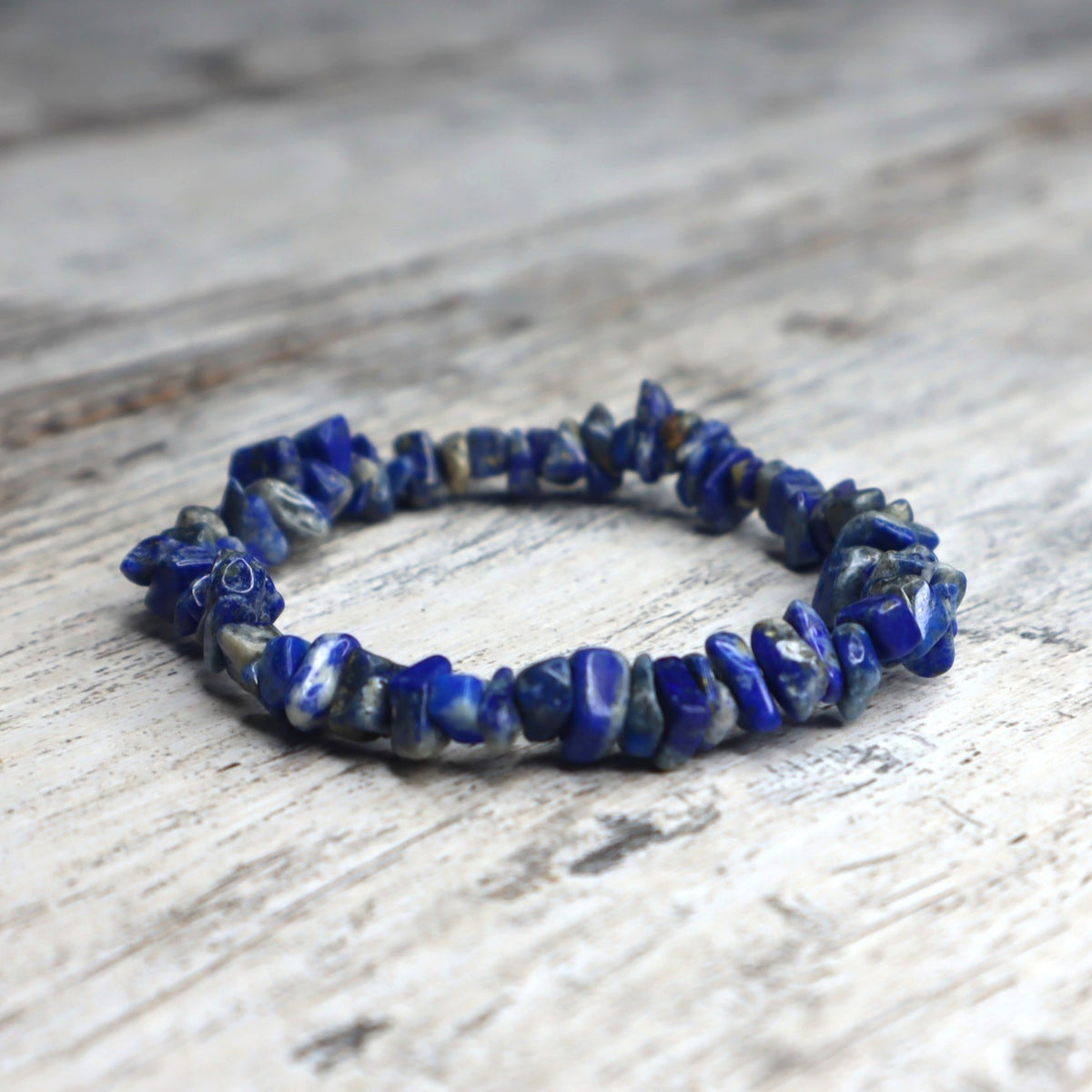 Lapis Lazuli Chip Bracelet | Truth, Wisdom &amp; Inner Power