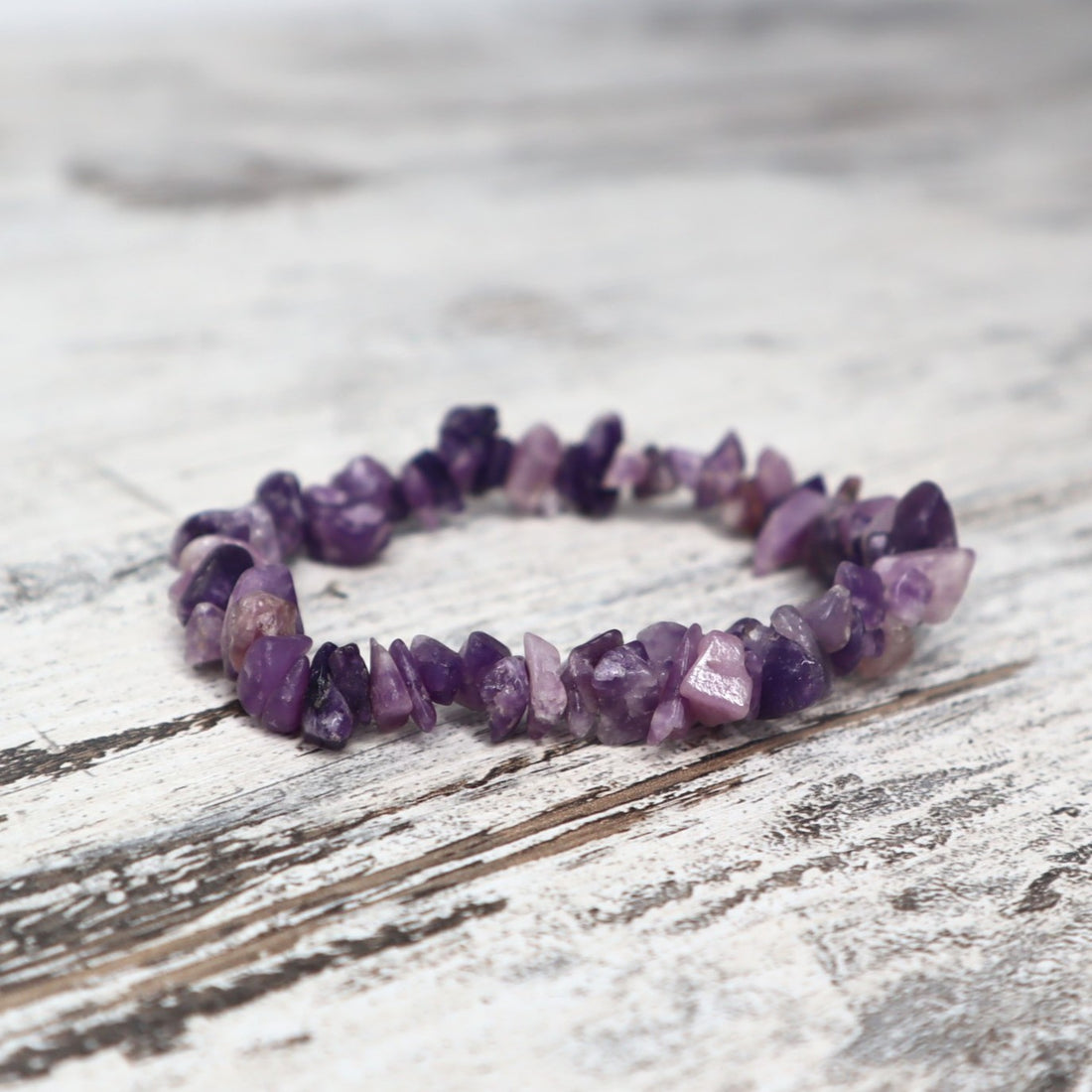Lepidolite Chip Bracelet | Calm, Balance &amp; Emotional Support