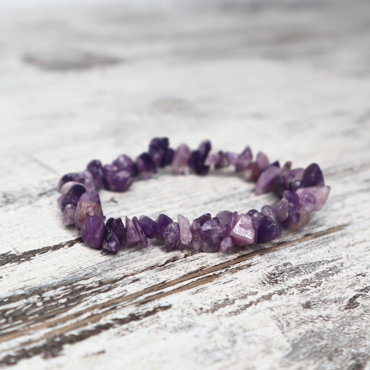Lepidolite Chip Bracelet | Calm, Balance &amp; Emotional Support
