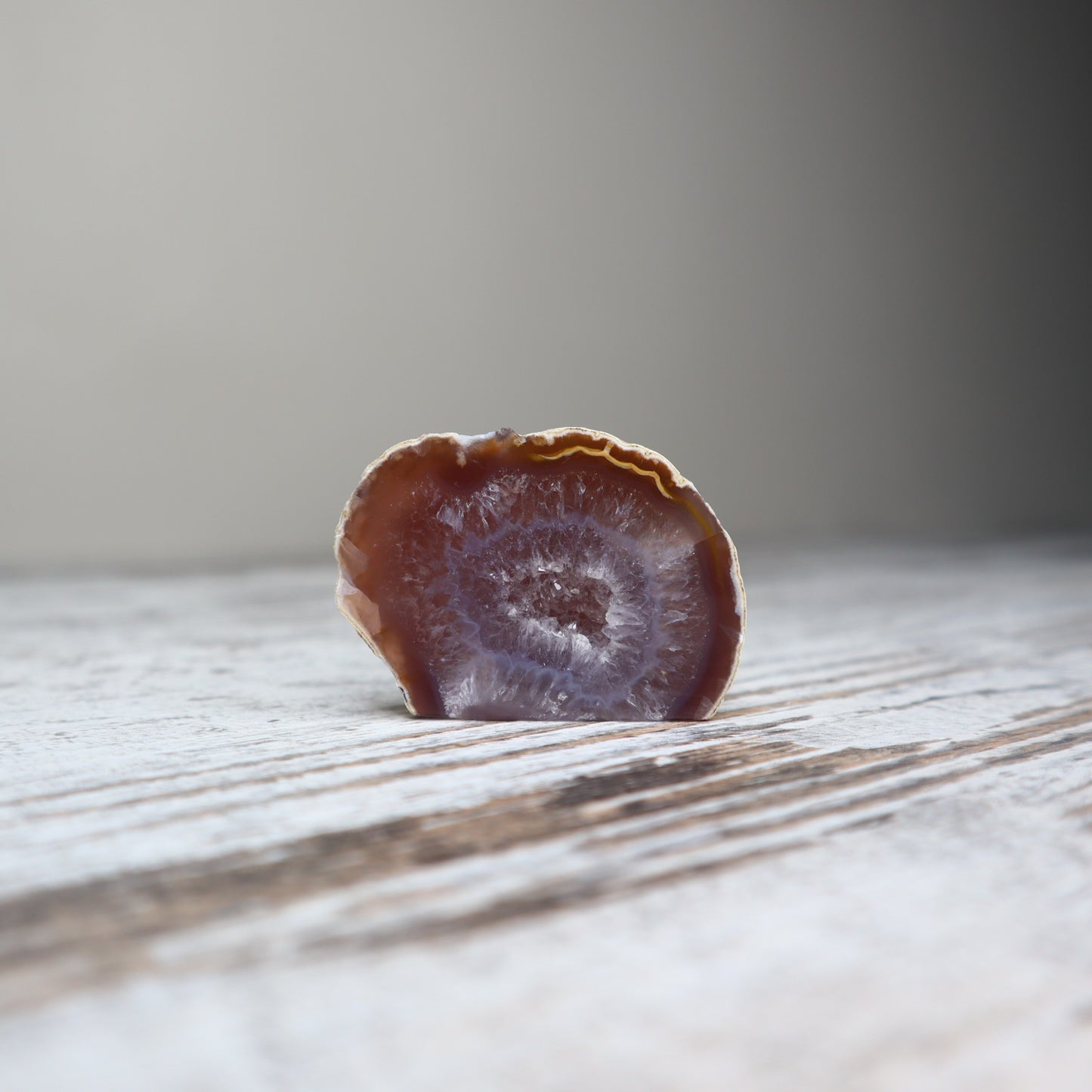 Mini Agate Geode | Calm Focus + Earth Energy