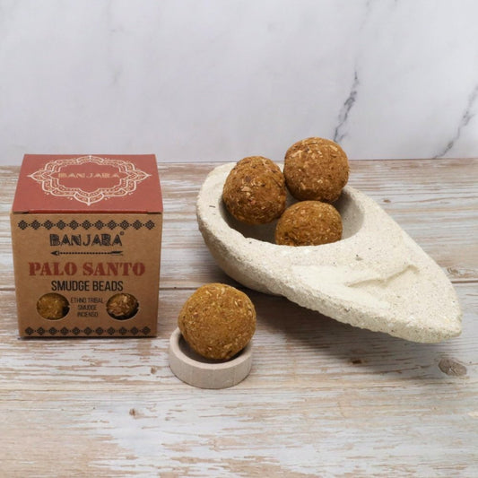 Banjara Palo Santo Smudge Beads | Cleansing, Protection & Sacred Energy