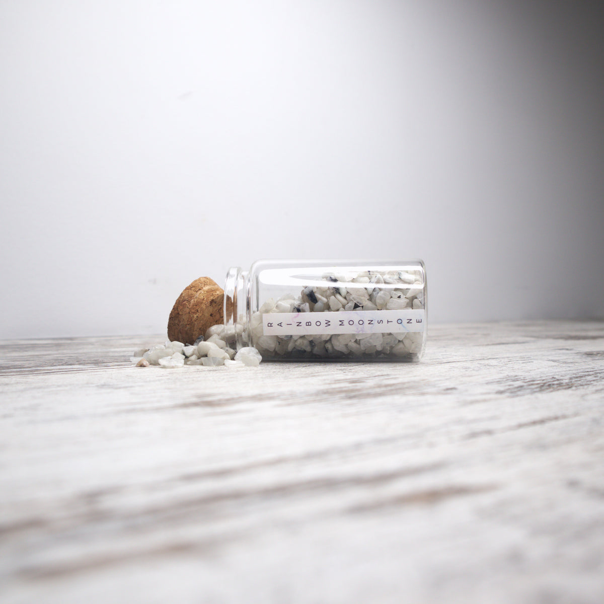 Rainbow Moonstone Chips Jar