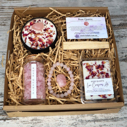 'Love Conquers All' Gift Box | Rose Quartz