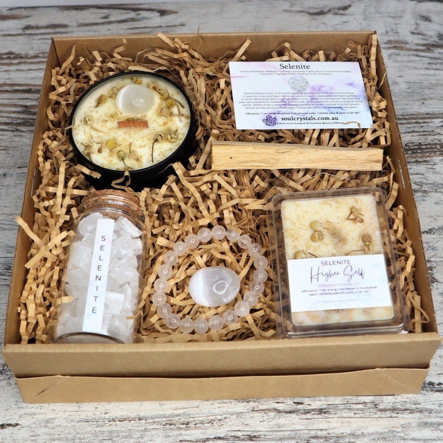 'Higher Self' Gift Box | Selenite