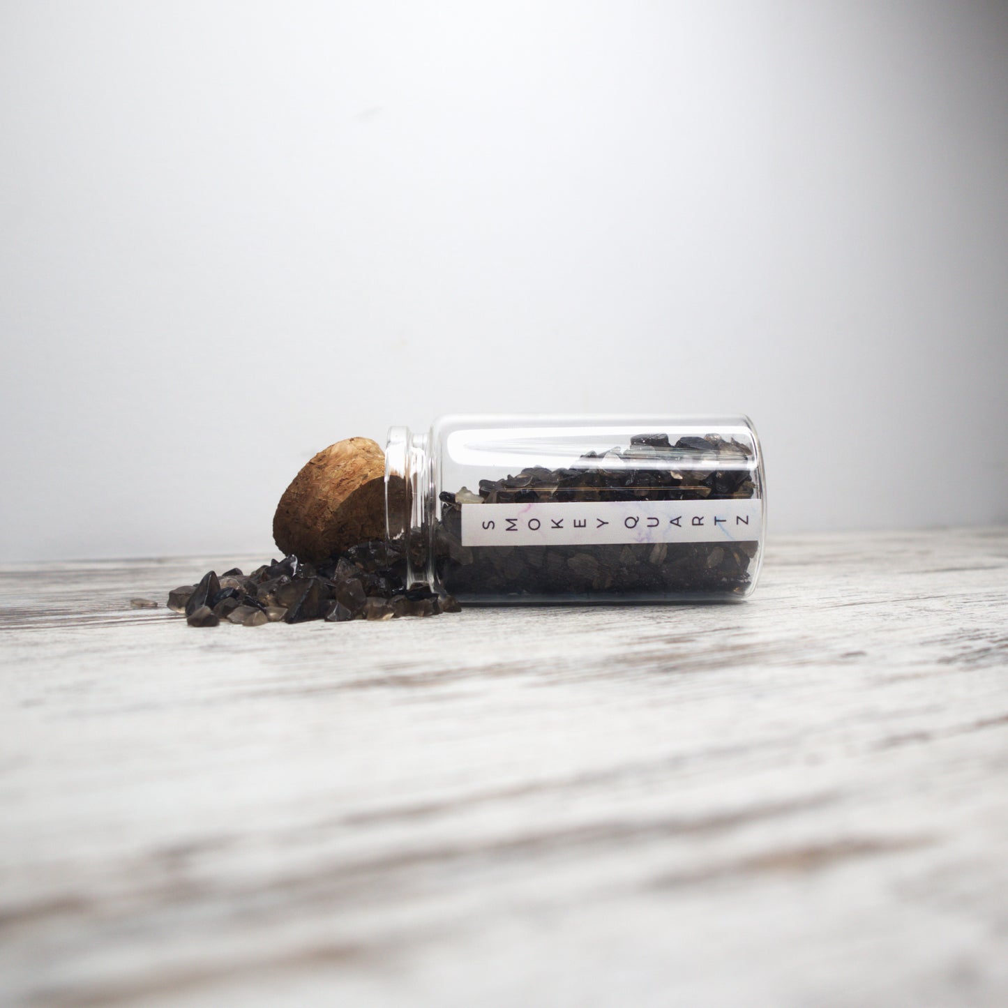 Smokey Quartz Chips Jar