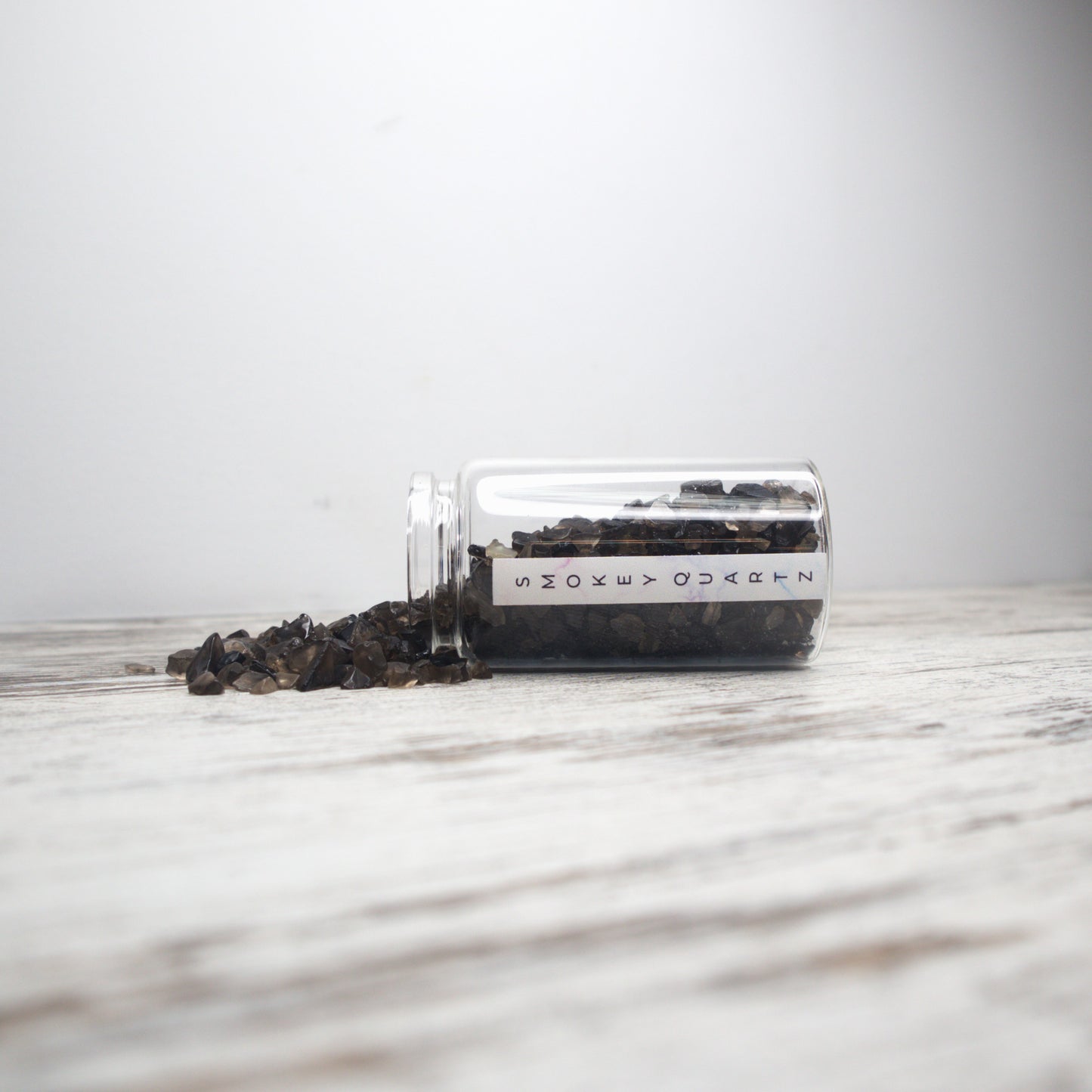 Smokey Quartz Chips Jar