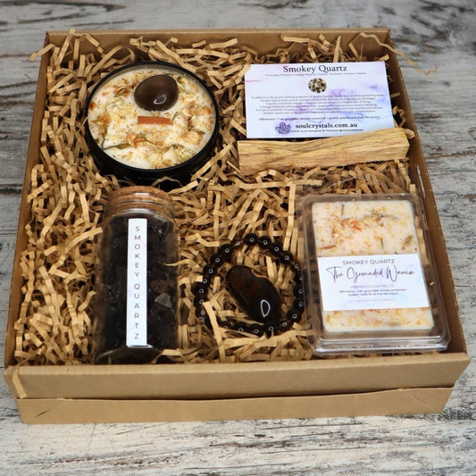 'Grounded Warrior' Gift Box |  Smokey Quartz