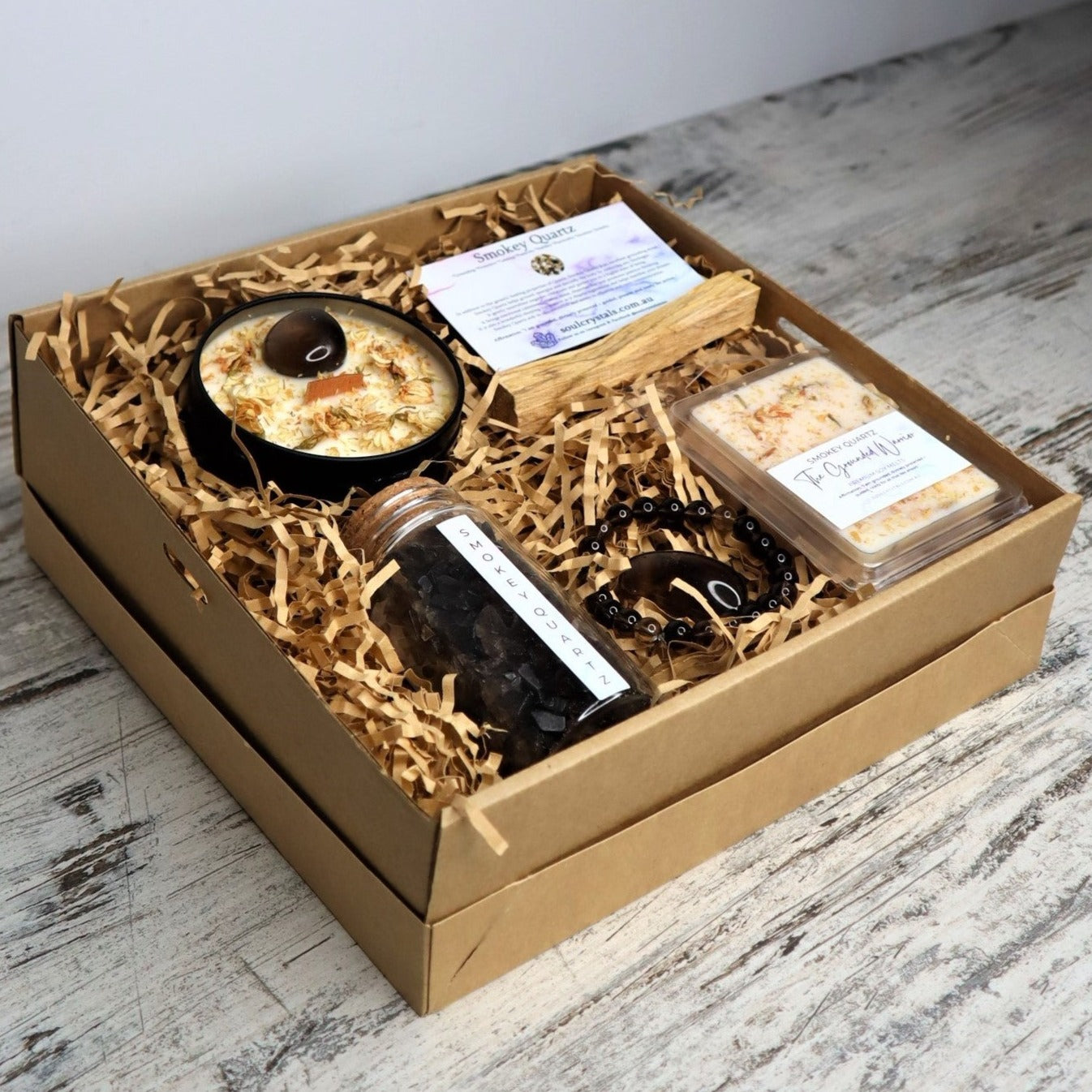 'Grounded Warrior' Gift Box |  Smokey Quartz