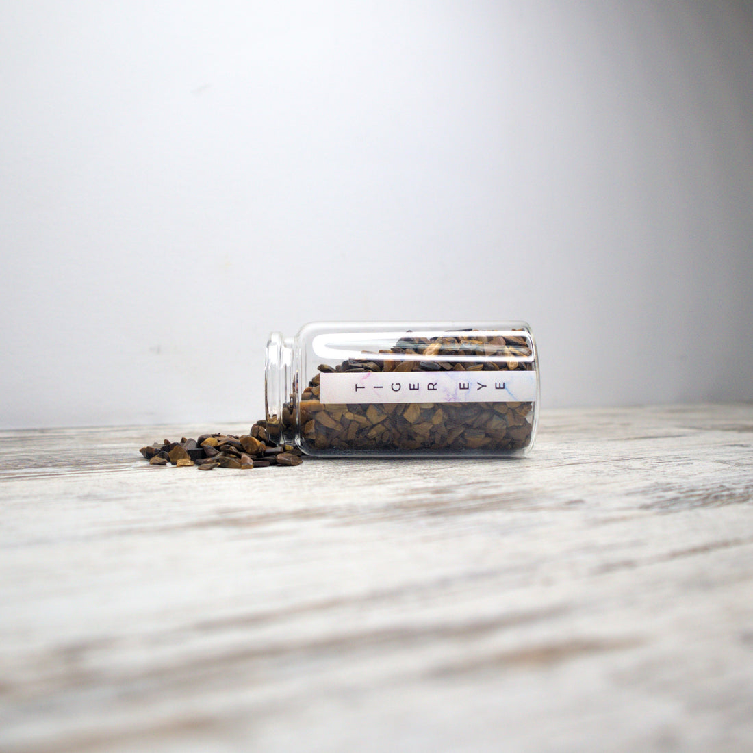 Tiger Eye Chips Jar