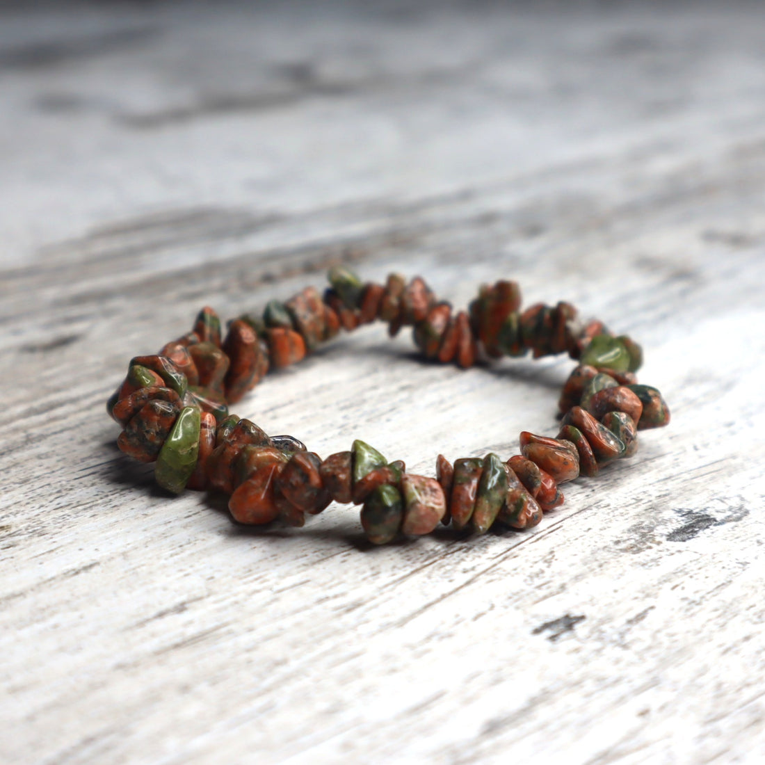 Unakite Chip Bracelet | Emotional Healing, Balance &amp; Gentle Renewal