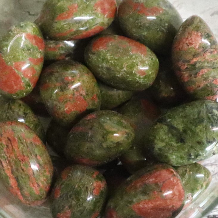 Unakite Tumble | Heart Healing, Balance &amp; Emotional Harmony