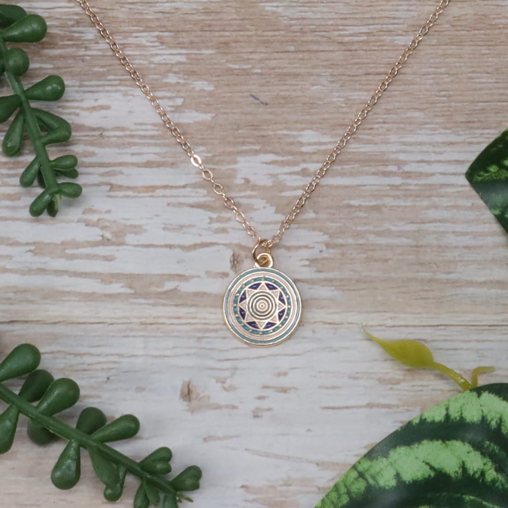 All Seeing Eye Necklace Greeting Card | Protection, Awareness &amp; Divine Guidance