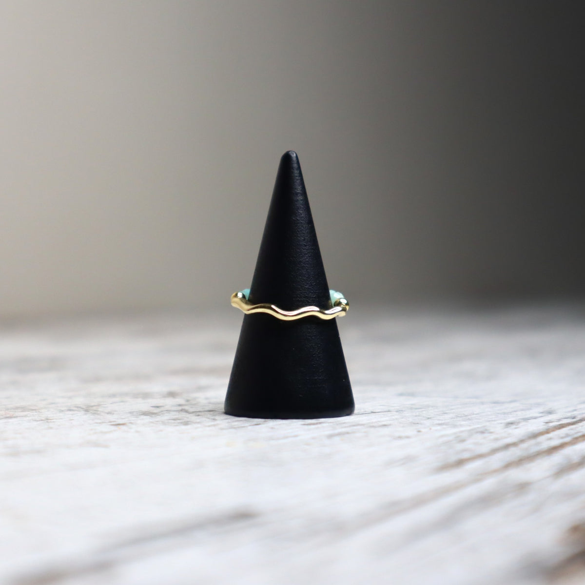 Amazonite Beaded Ring | Calm, Confidence &amp; Authentic Expression