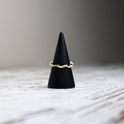 Amazonite Beaded Ring | Calm, Confidence &amp; Authentic Expression