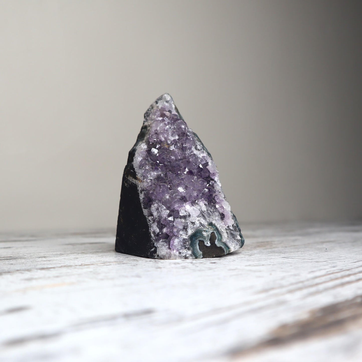 Standing Amethyst Crystal, ideal for protection and energetic cleansing.