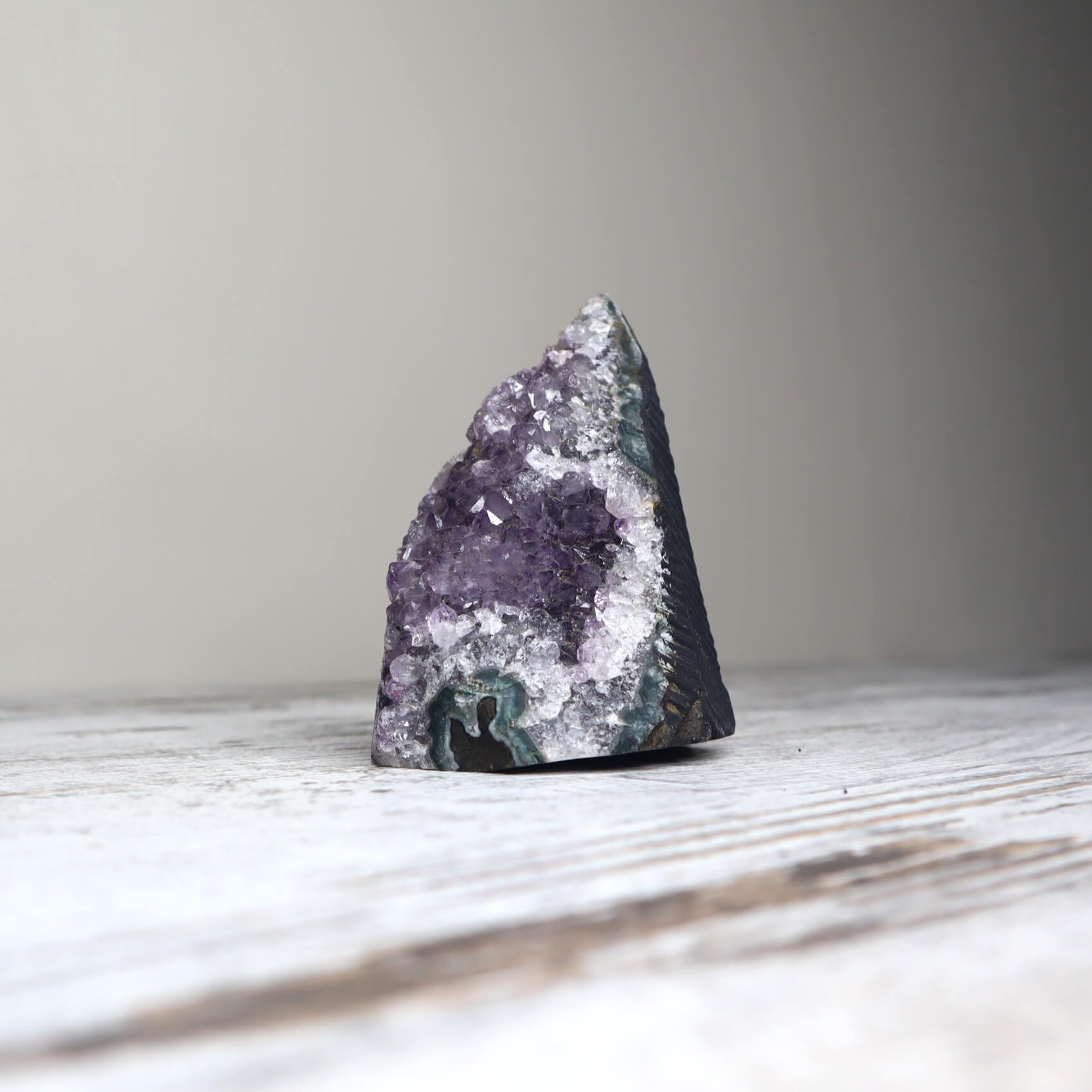 Amethyst Cluster to enhance spiritual insight, intuition, and inner knowing.