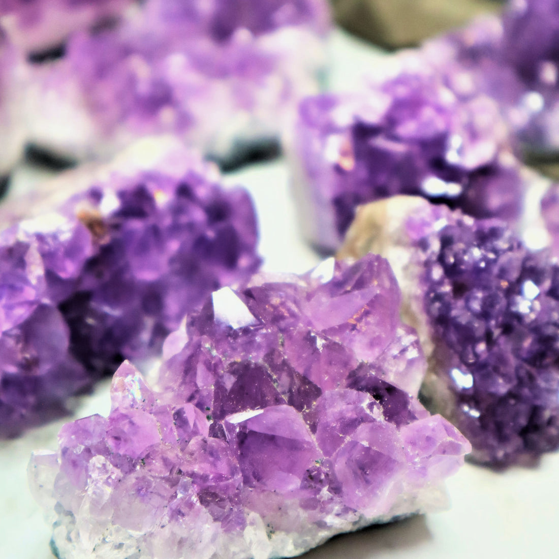 Amethyst Mini Cluster | Intuition, Calm &amp; Spiritual Protection