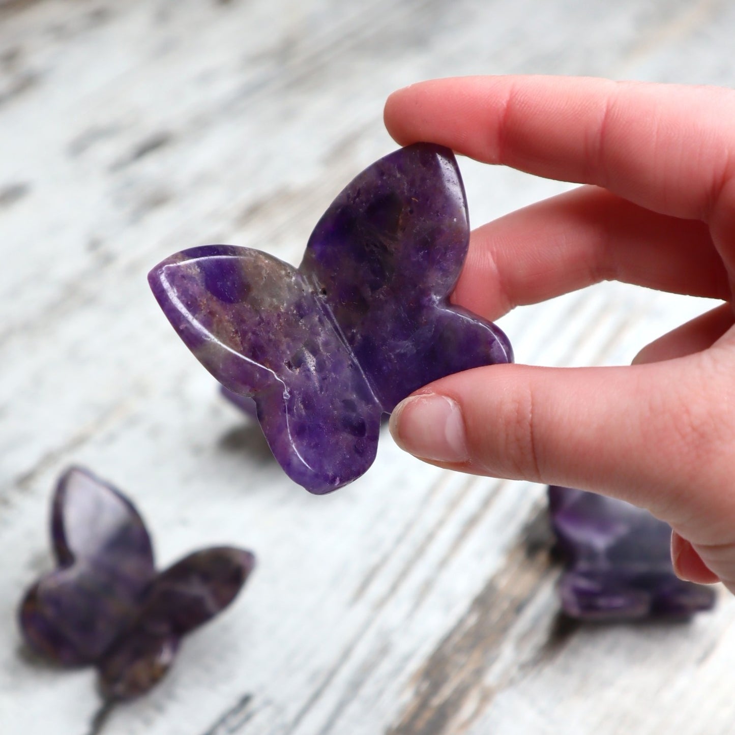 Amethyst 3D Butterfly | Intuitively Chosen | Intuition, Peace & Spiritual Wisdom