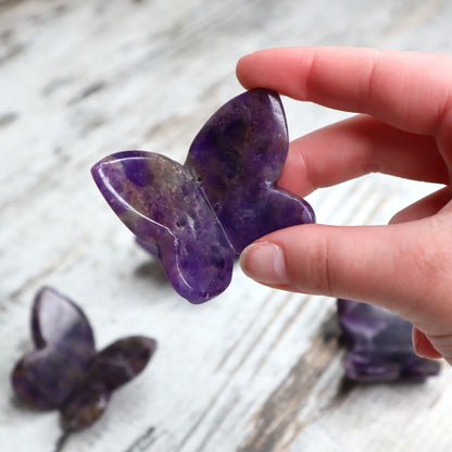 Amethyst 3D Butterfly | Intuitively Chosen | Intuition, Peace & Spiritual Wisdom