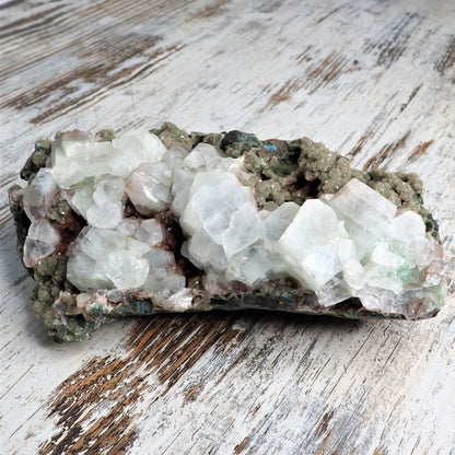 Apophyllite Cluster | Celestial Clarity + Divine Light