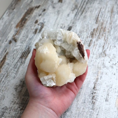 Apophyllite &amp; Stilbite Cluster | Peace, Intuition &amp; Inner Guidance